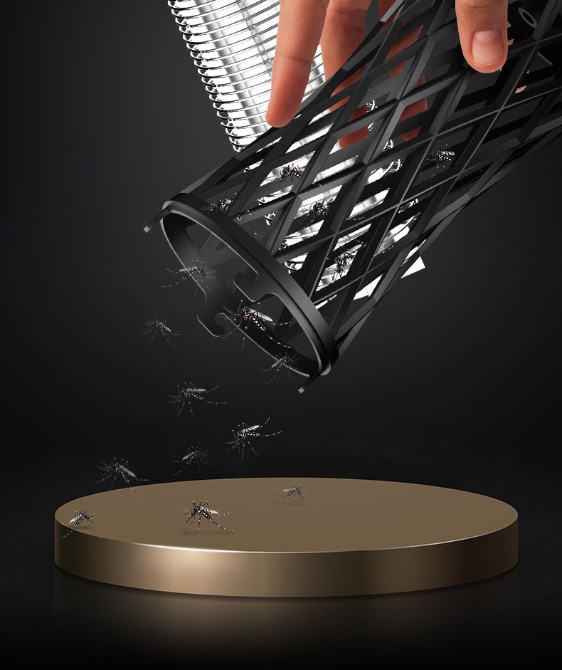 USB Mosquito Killer Lamp, Household Electric Shock Mosquito Repellent, Portable Outdoor Mosquito Trap, Waist Design_voghion.com