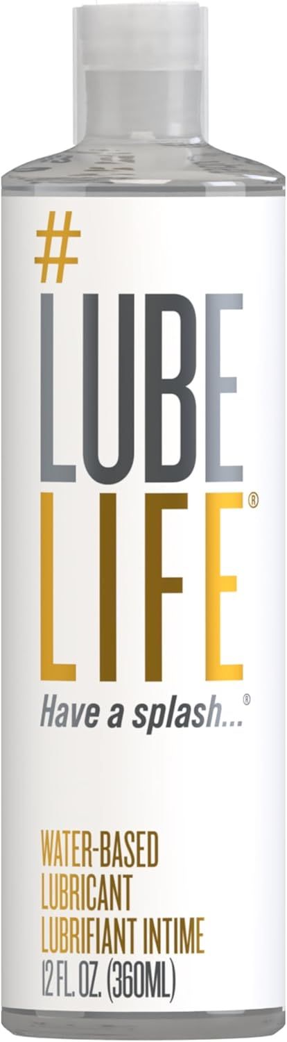 Life Water-Based Personal Lubricant, Lube For Men, Women And Couples, Non-Staining, 12 Fl Oz_voghion.com