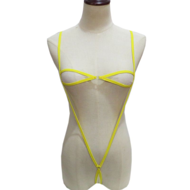 Costume de baie mini pentru femei, costume de baie sexy, transparente, cu trei puncte, tip bikini, model plasă_voghion.com