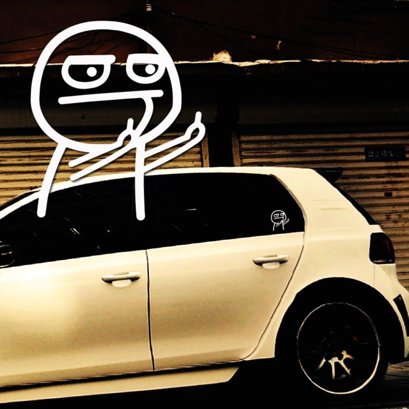 Car Glass Side Window Decal Bumper Decorative Sticker Waterproof_voghion.com