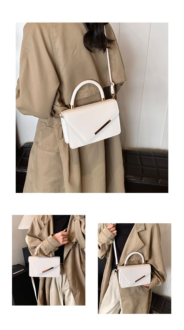 Einfarbig winter lässig einfache umhängetasche handtasche kleine quadratische tasche weibliche mode textur persönlichkeit tasche abdeckung neue stil_voghion.com