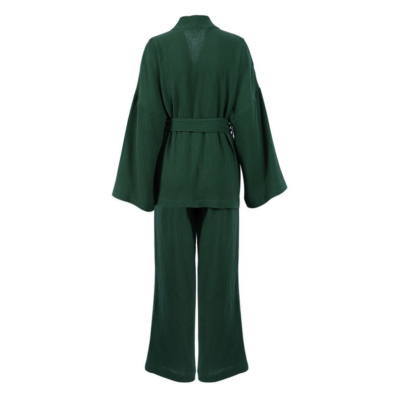 Damesbroekpak in effen kleur_voghion.com