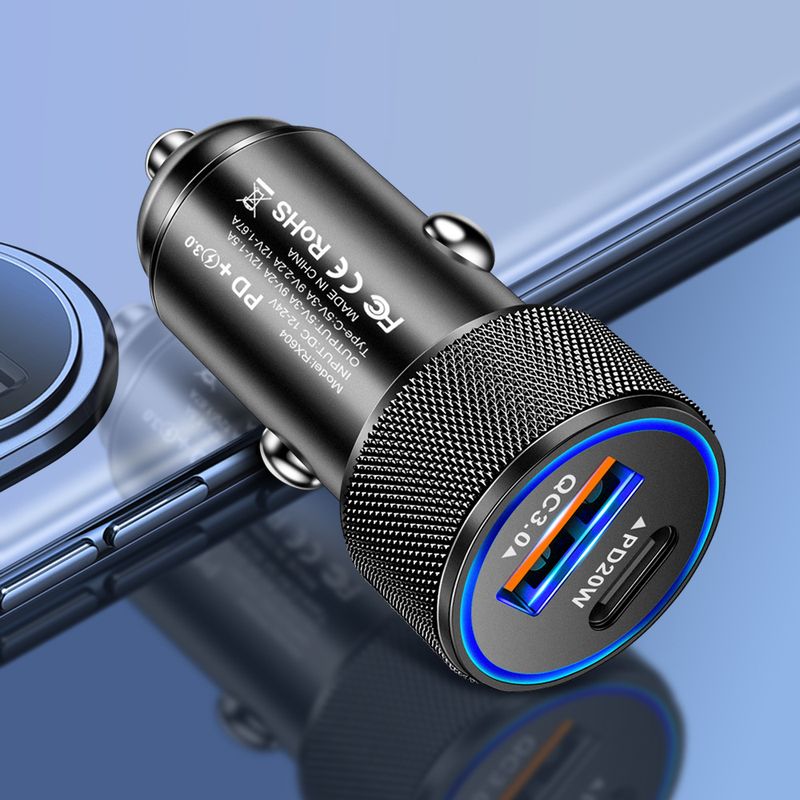 Music Festival  45W suitable for Huawei super fast charging charger, Apple PD20W cigarette lighter car charger_voghion.com