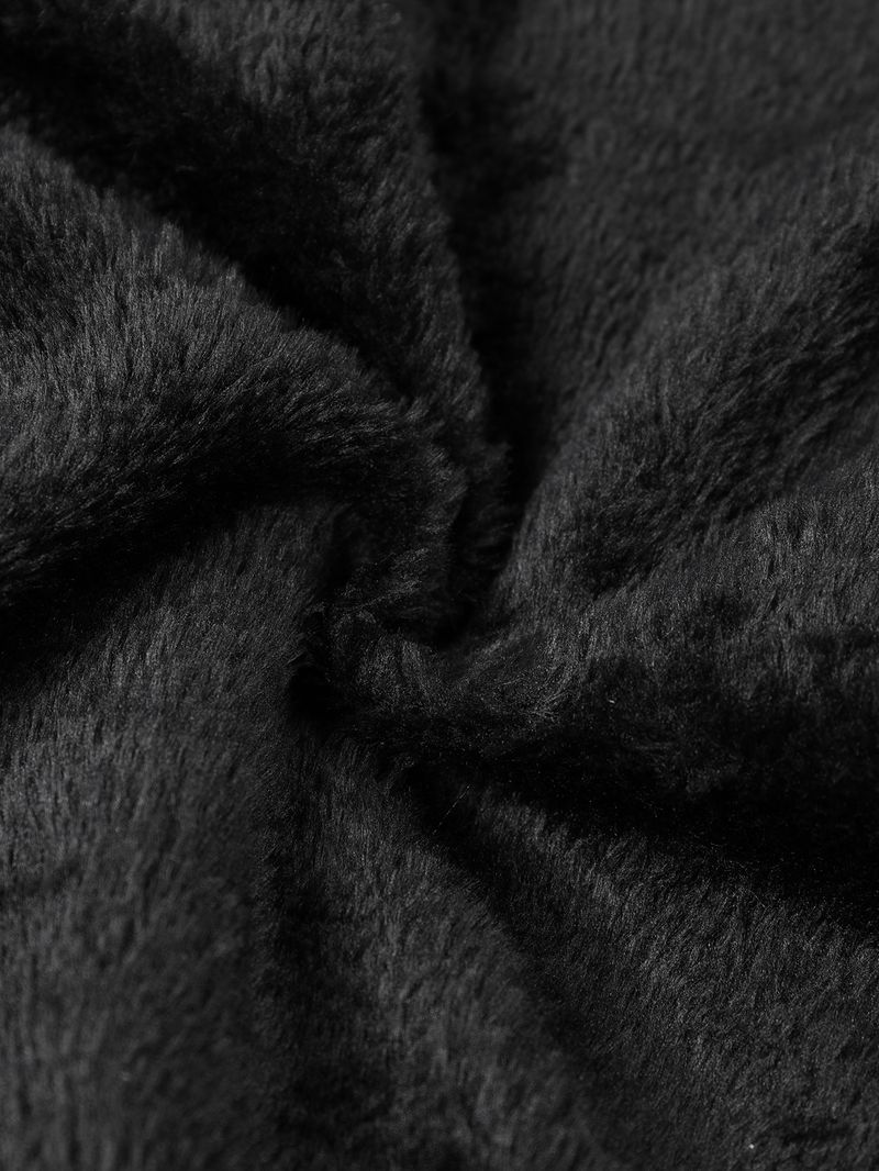 Herren-Winterjacke mit Fleecefutter (abnehmbare Kapuze, lockere Passform, winddichter Mantel mit Reißverschluss vorne, Seitentaschen, maschinenwaschbar, Schwarz/Armeegrün, S/M/L/XL)_voghion.com