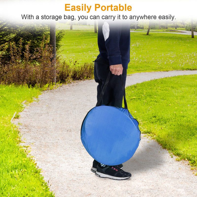 Pop Up Beach Tent Sun Shade Shelter Anti-UV Automatic Waterproof Tent Canopy For 2/3 Man W/ Net Window Storage Bag For Outdoor Beach Camping Fishing Park Lake_voghion.com