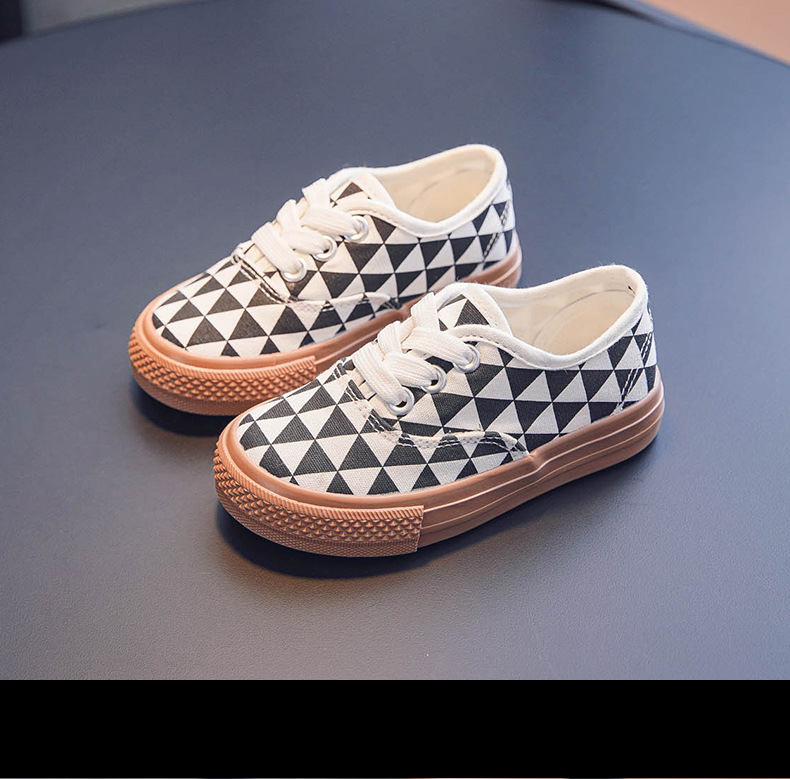 One Step Canvas 2023 Winter Plush Small, Medium, Large Children's Board Shoes Boys and Girls Korean_voghion.com