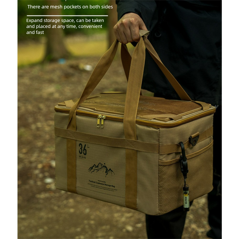 New Multifunctional Camping Tactical Storage With Table Board, Portable Handheld Equipment Outdoor Organizer Bag_voghion.com