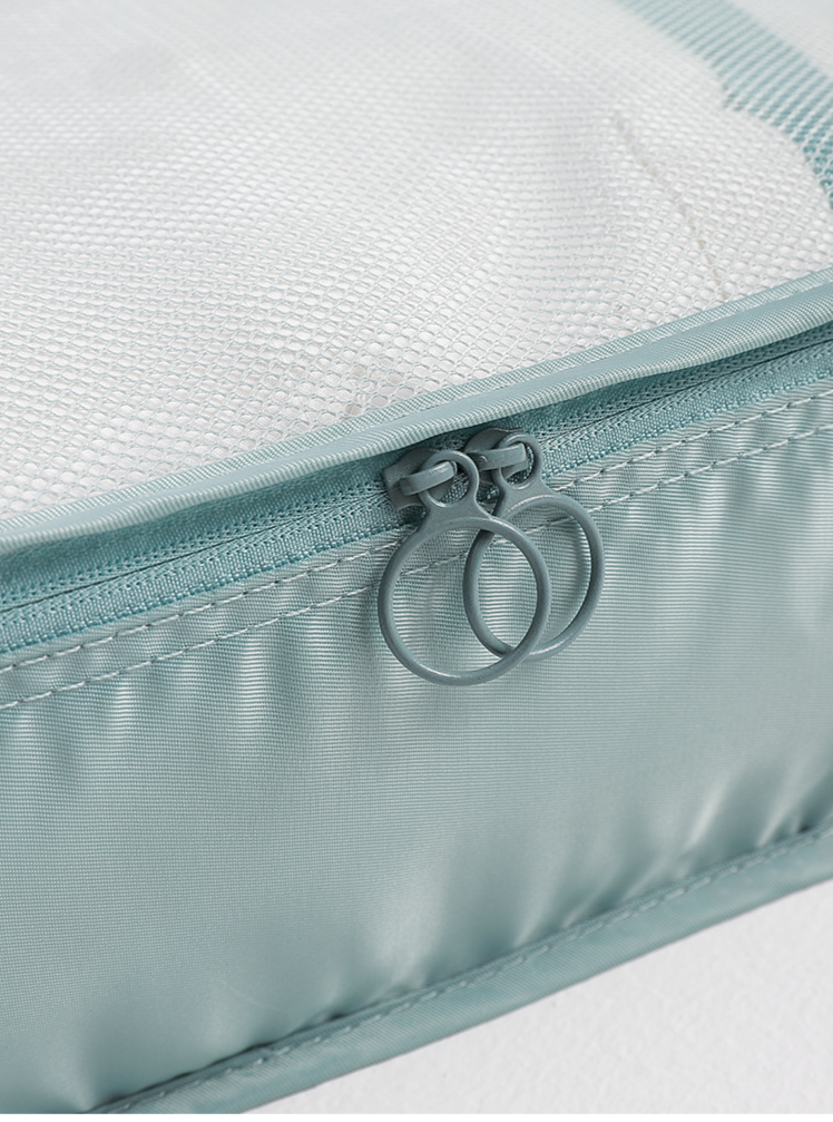 Preferred Travel twill Oxford stof ottedelt opbevaringstaskesæt rejsetøj klassificering opbevaringstaske_voghion.com