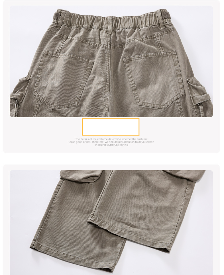 Men's Clothing Thai King Men's Wear 2024 casual pants men's autumn and winter ready to wear loose multi pocket trousers mopping pants men_voghion.com