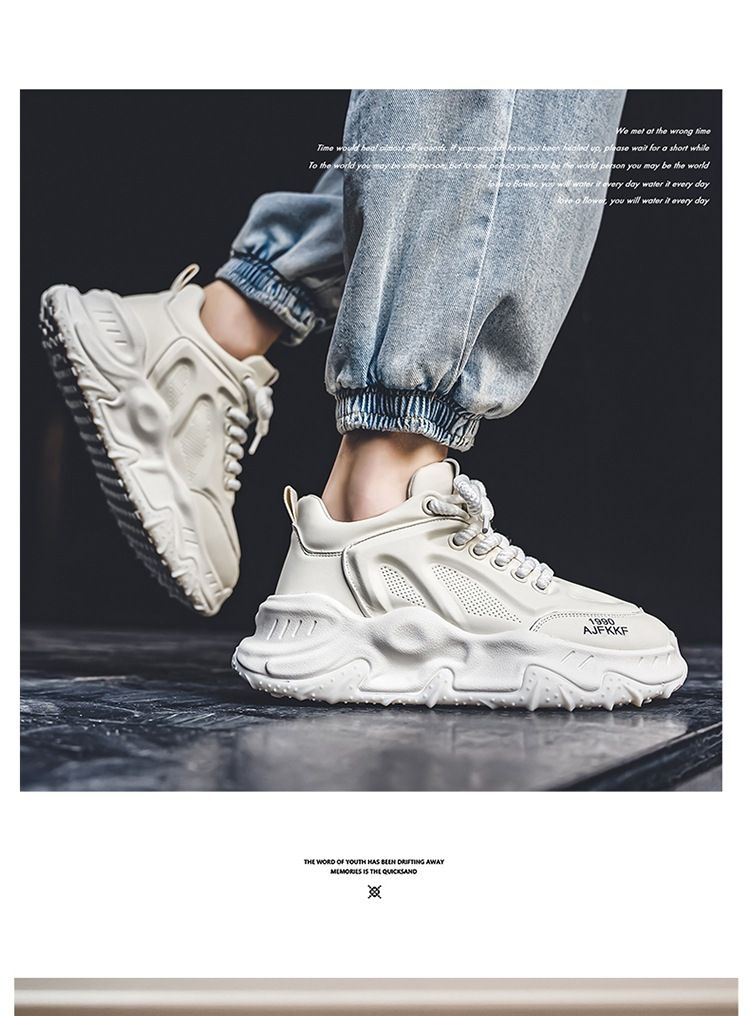 Offre spéciale, durée et quantité limitées, jusqu'à épuisement des stocks ! Chaussures de sport décontractées en mousse à semelles épaisses pour hommes et femmes, très prisées._voghion.com