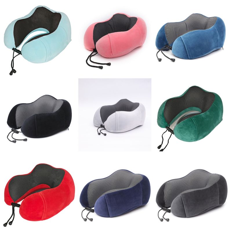 Reiseaufbewahrung Nackenkissen Büro Nickerchen Memory Foam U-förmiges Nackenkissen_voghion.com