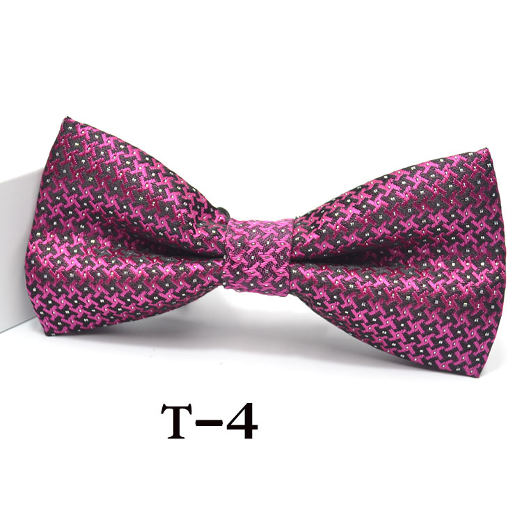 Men's Ties & Handkerchiefs business formal wear, jacquard bow tie, groom, best man, emcee, bow tie, ready stock wholesale available_voghion.com