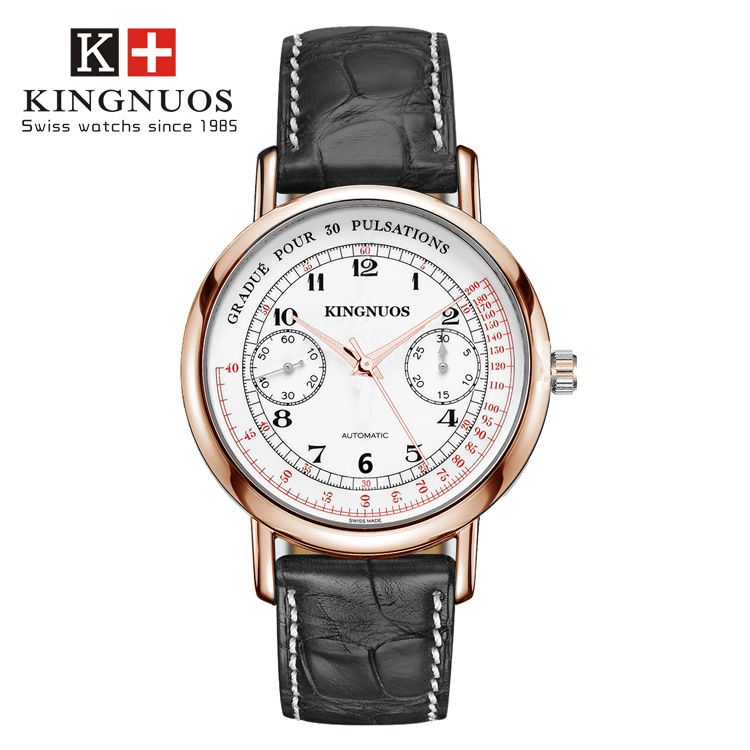 High-End Fashion Casual Men's And Women's Double Eye Five-Pin Belt Couple Quartz Non-Mechanical Watches_voghion.com