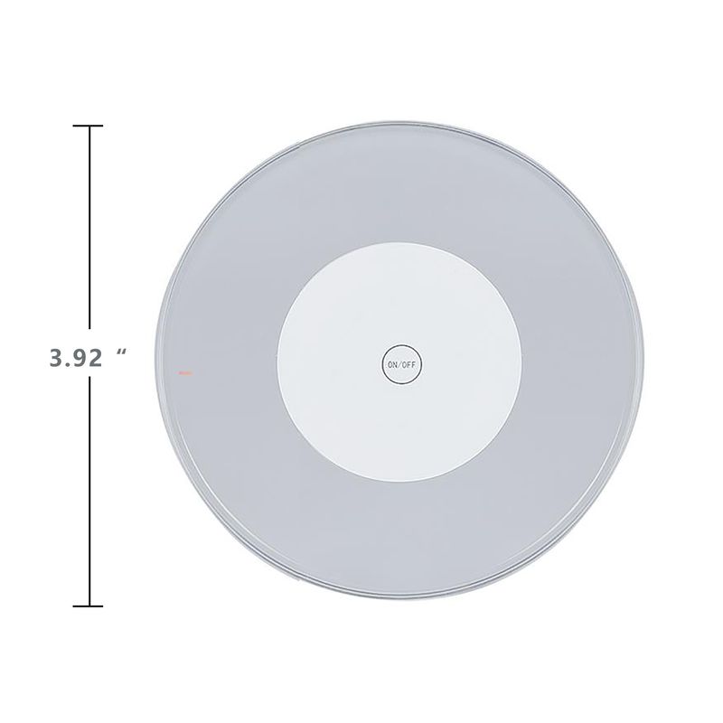 Basic LED-Untersetzer (3er-Pack) – Einfache runde Getränkeunterlagen für Zuhause und Büro, rutschfestes PP-Material, batteriebetrieben_voghion.com