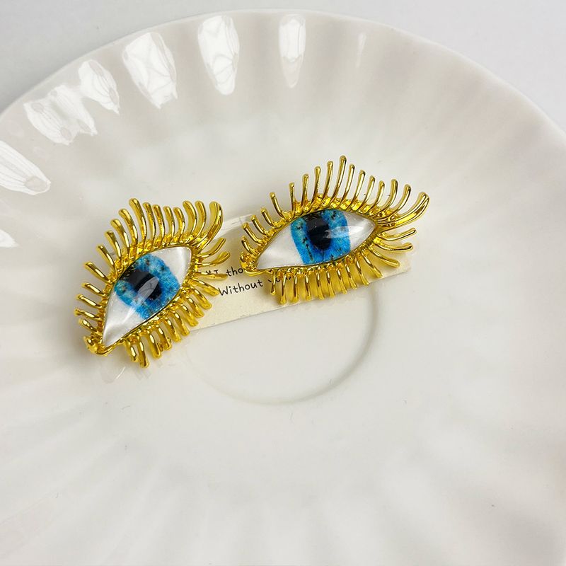 Nische Einzigartiges Design Sinn 3D Auge Wimpern Halskette Kubanischen Einfache Elegante Schlüsselbein Kette Trend_voghion.com
