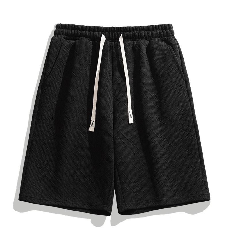 Roupas masculinas Shorts masculinos Verão Novo Verão Carta Estampada Shorts Versáteis Calças de cinco pontos Calças casuais respiráveis de quatro pontos_voghion.com