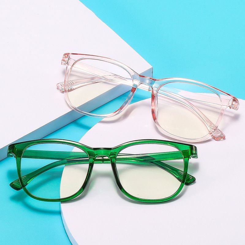 Transparente Computer Brille Rahmen Frauen Männer Anti Blau Licht Platz Brillen Blockieren Gläser Optische Spektakel Brillen Runde_voghion.com