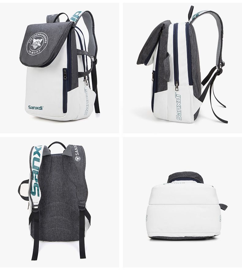 Unisex nova teniška torba nahrbtnik bela badminton športna torba 3 paketi za moške in ženske_voghion.com