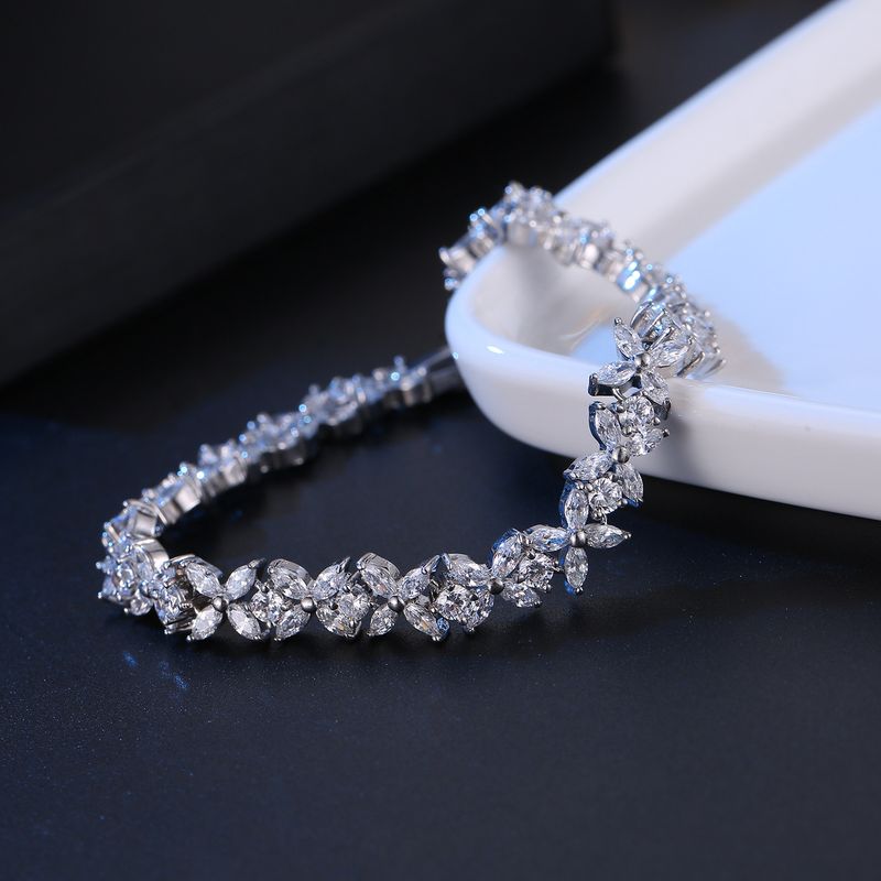 Klassisches Marquise-Armband, schlicht und stilvoll, exquisites Armband_voghion.com