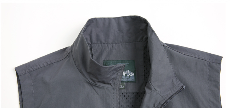 Men's quick drying vest Men's casual photography fishing multi-pocket vest coat tooling plus-size vest_voghion.com