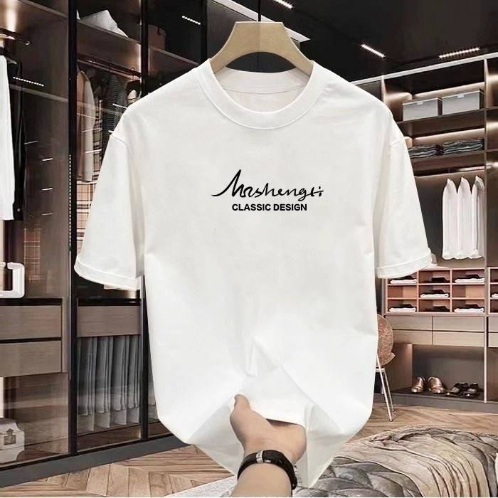 2024 Camiseta masculina de alta qualidade com gola redonda e manga curta_voghion.com