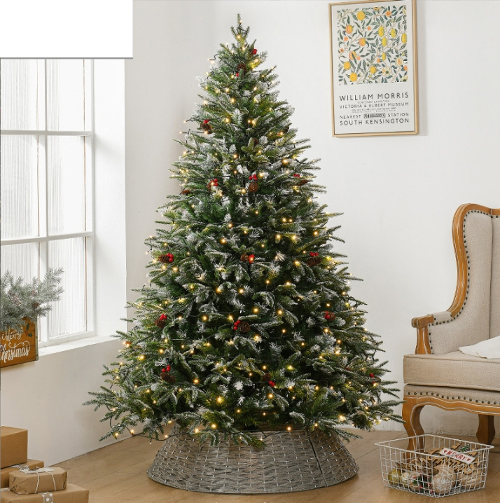Weihnachtsbaum leuchtende Dekoration kahler Baum Weihnachtspe Simulation Verschlüsselung großer Luxus Weihnachtsbaum_voghion.com
