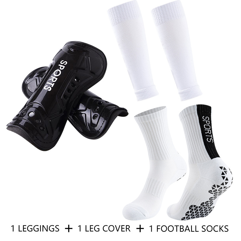 Calzini da calcio con suola in asciugamano ispessita per adulti, combinazione di calzini adesivi antiscivolo da uomo e da donna, scaldamuscoli_voghion.com