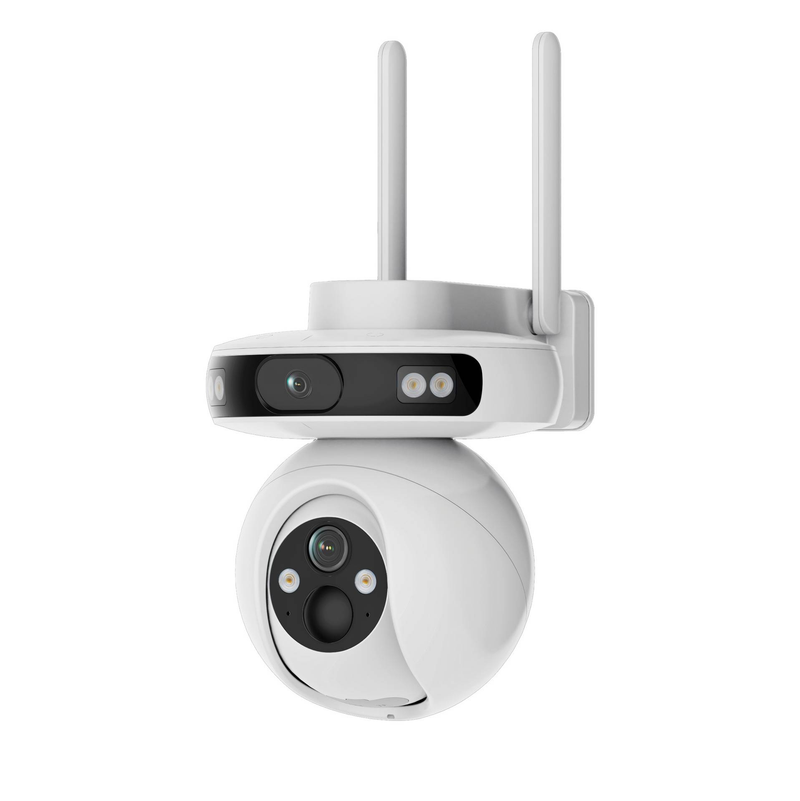 Solar-Powered 4G Dual Lens Security Camera - Outdoor Waterproof Low Power Consumption Remote Viewing Via Mobile App Night Vision No Wiring Needed_voghion.com