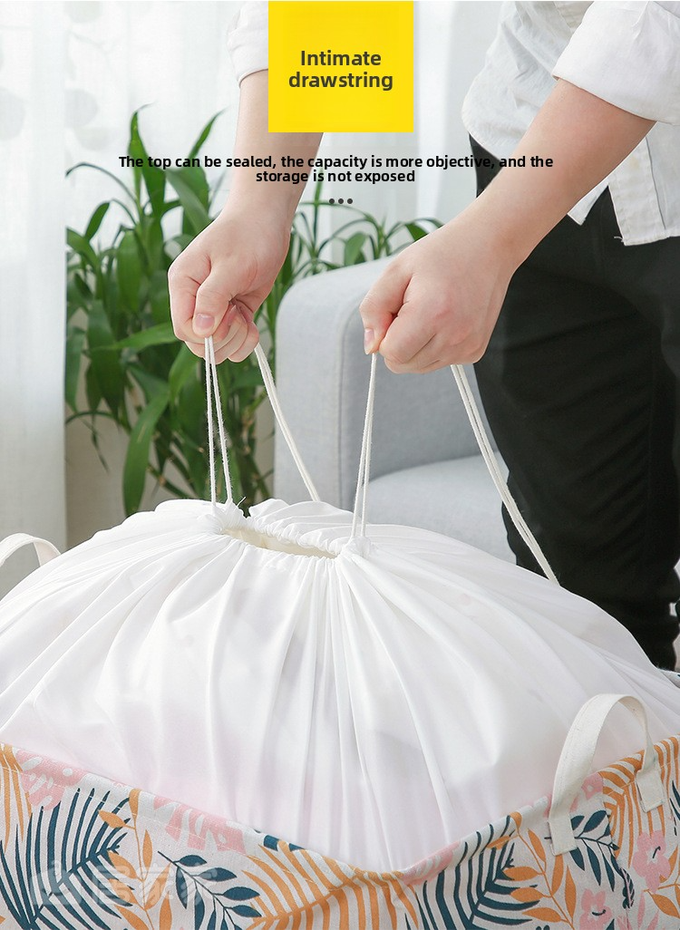 Extra große Aufbewahrungsbeutel mit Kordelzug – 3er-Pack faltbare Stoff-Organizer für Decken, Kleidung und Umzüge (atmungsaktiv, strapazierfähig, platzsparend)_voghion.com