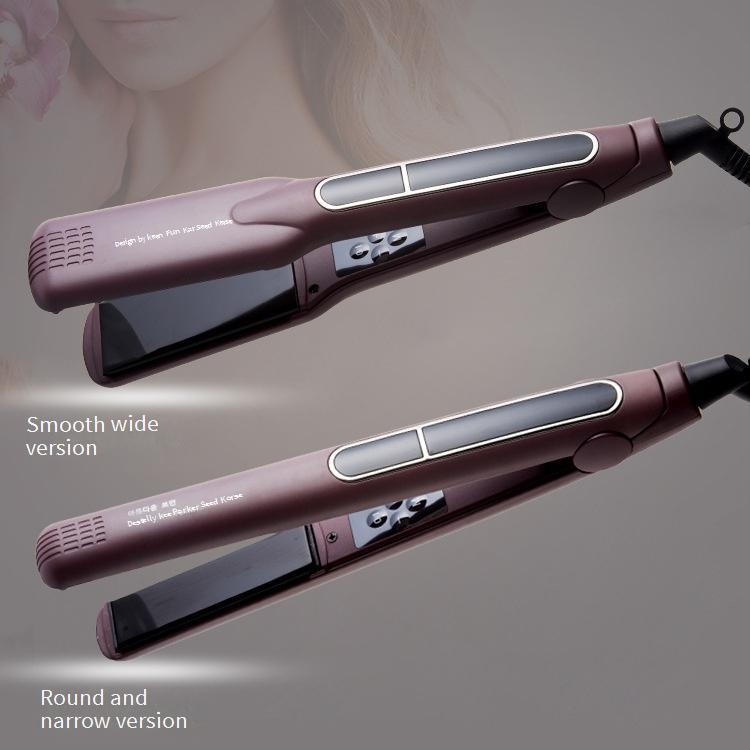 Lisseur professionnel en céramique tourmaline avec technologie à ions négatifs - 10 réglages de chaleur réglables,_voghion.com