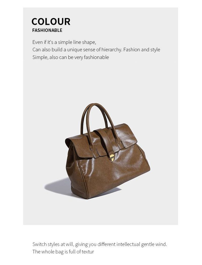 Damen 2024 Neue trendige Luxus-Einkaufstasche mit großem Fassungsvermögen, lässige Retro-Handtasche für offizielle_voghion.com