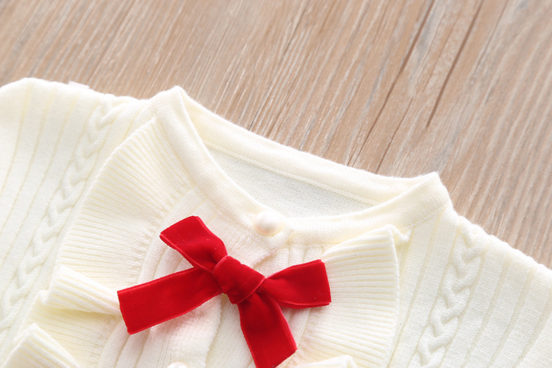 Version coréenne de bébé et petite fille, petit pull de style parfumé, jupe plissée pour filles de 1 à 4 ans, en coton doux_voghion.com