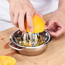 Stainless Steel Citrus Press - Manual Rotary Juicer | 10oz Bowl | Professional Grade | Easy Clean_voghion.com