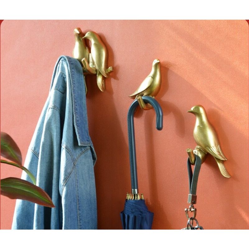 Strong adhesive hook on the wall, creative door hook, non punching resin, animal decorati, wall_voghion.com