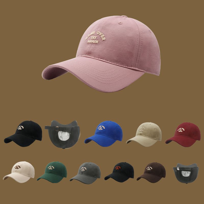 Nieuwe veelzijdige brede honkbalpet voor dames, vergroot en verdiept om het gezicht te laten zien, kleine pet, pet met grote rand voor heren,_voghion.com