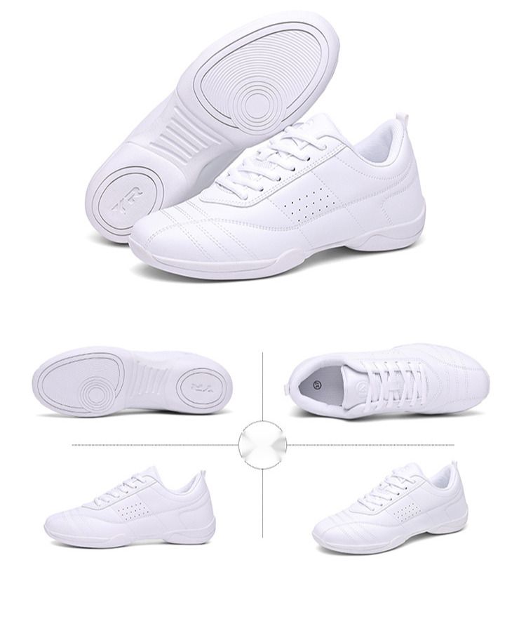 Wettkampfschuhe für Bodybuilding, männlich, weiblich, weiß, Aerobic, Gymnastik, Kinder, Cheerleading, Wettkampfschuhe_voghion.com