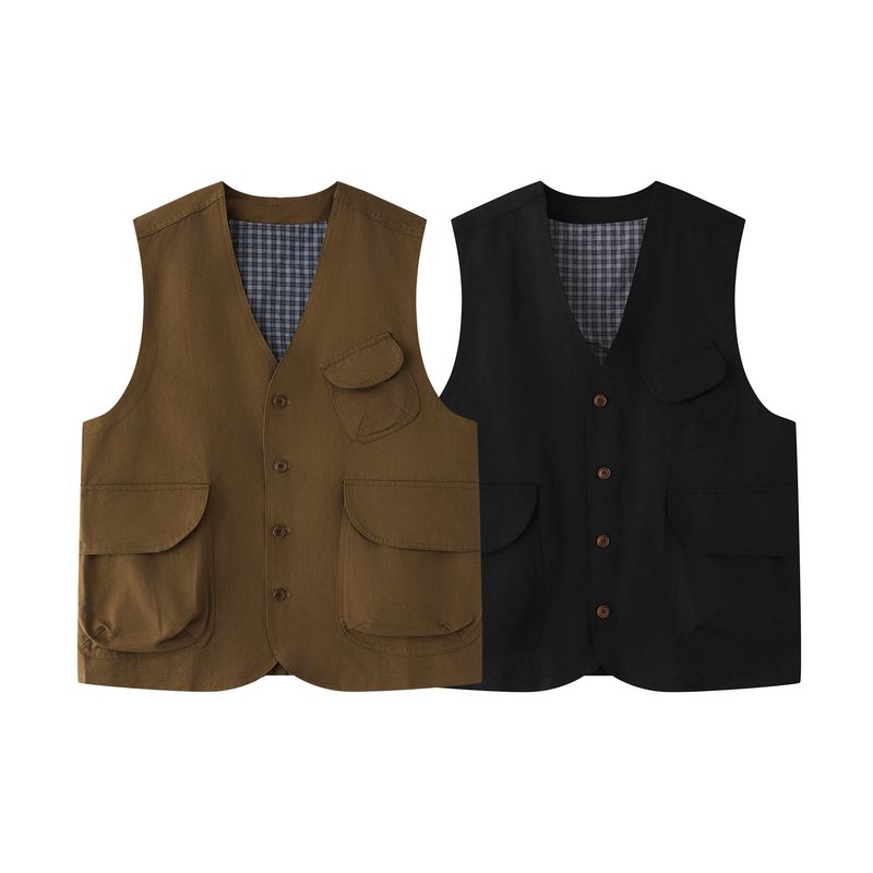 Eon Modish 25 Autunno Nuovo Stile Americano Semplice Versatile Giacca da Lavoro_voghion.com