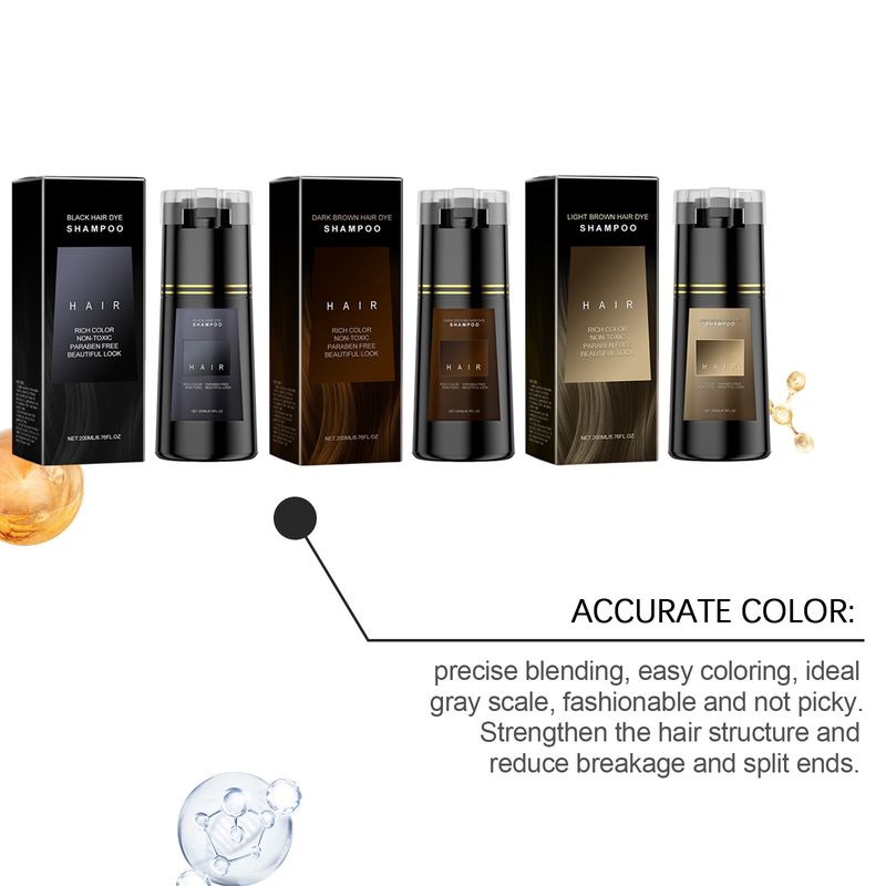 Shampoo Plant Extract DIY Gentle Easy Coloring Cleansing Nourishing Smooth Shiny Hair Care_voghion.com