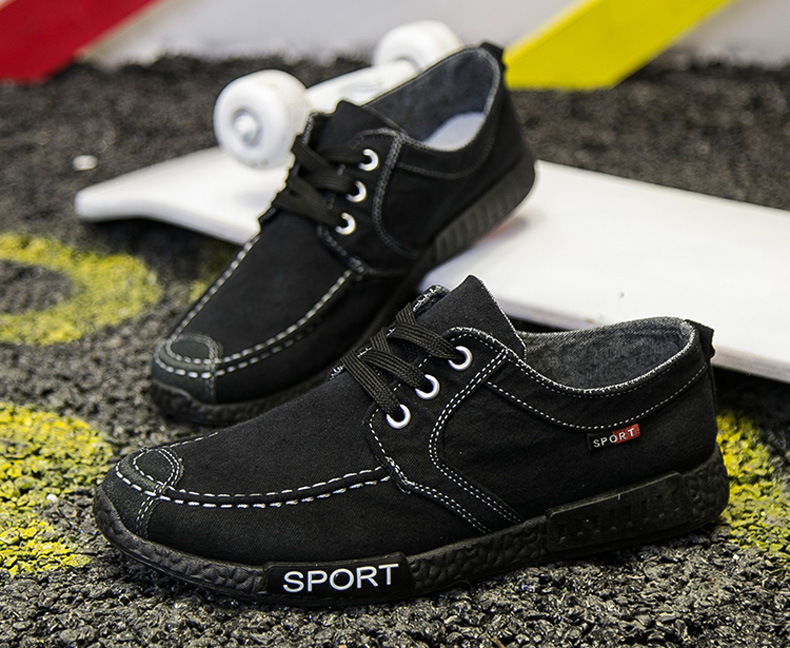 2025 Spring New Canvas Shoes Cloth Casual Sports Work Men's Shoes Casual Daily Wear Comfortable And Lightweight_voghion.com