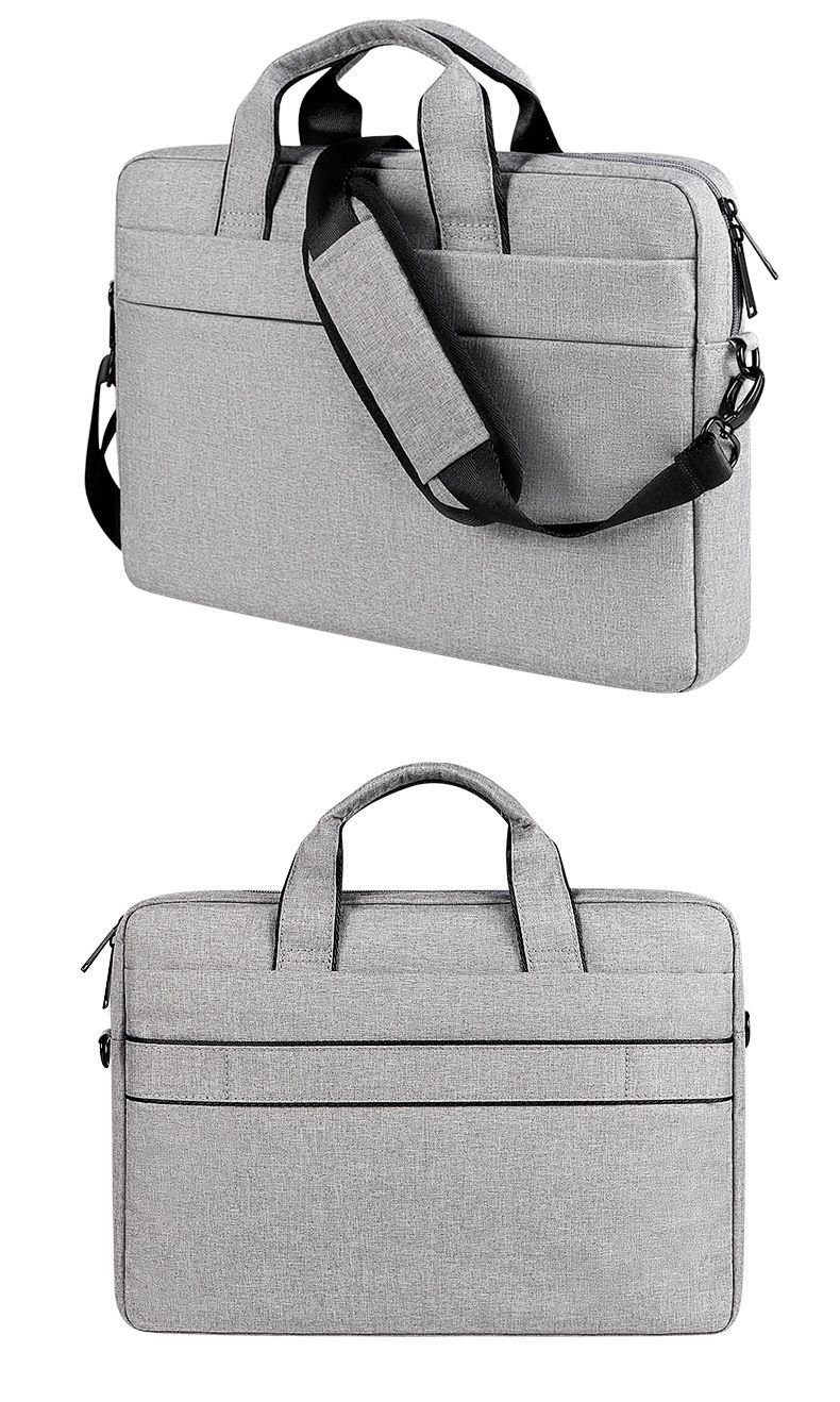Bolso para computadora portátil de un solo hombro, maletín impermeable de 131415,6 pulgadas, para hombres y mujeres, se puede imprimir el logotipo_voghion.com