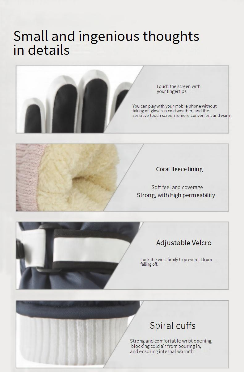 Unisex Handschuhe frauen ski Thermische Winter Cycg Wasserdichte touchscreen handschuhe_voghion.com