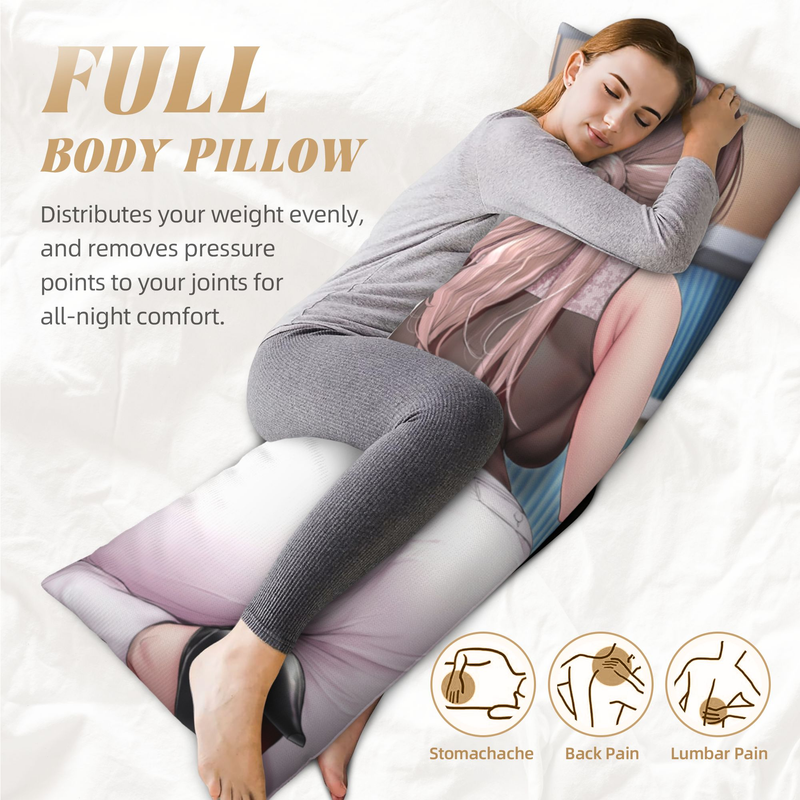Equal Body Pillowcase, Removable Velvet Equal Body Pillowcase, (excluding Pillow Core)_voghion.com