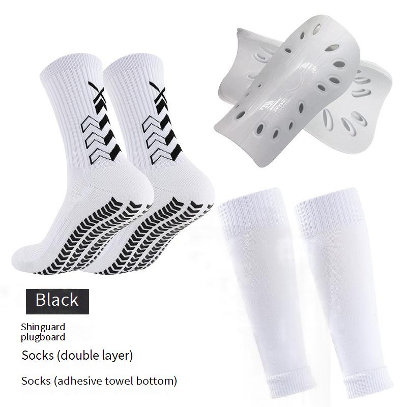 Fußballsocken Fußballzubehör-Set Sport-Fußballsocken Mittelrohr-Schutzeinsatz Atmungsaktive Fußballsocken_voghion.com