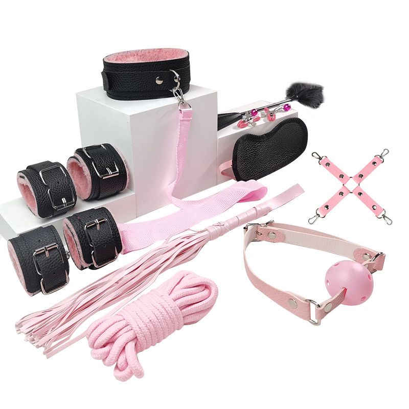Lange Liebe Erwachsene Produkte SM Sex Requisiten Bindung Handschellen Training Set Paar Werkzeuge_voghion.com