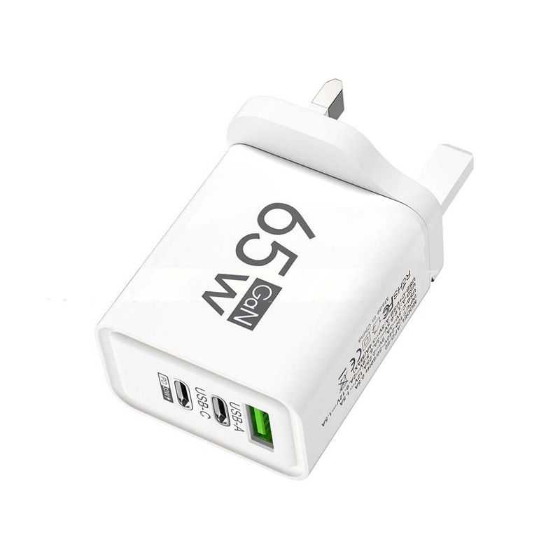 Chargeur USB Type-C PD3.0, charge rapide, adaptateur mural pour téléphone 65 W_voghion.com