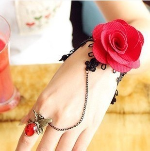 Vintage simple lace necklace safflower clavicle jewel pendant short choker collar collar with accessories for women_voghion.com