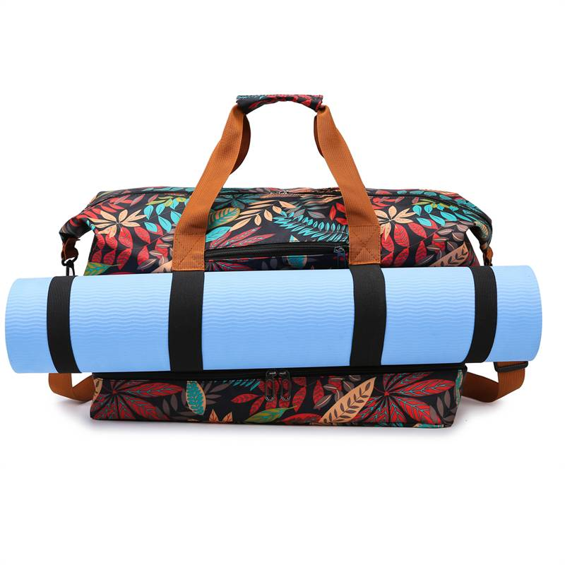 2024 New Bag Collection, European and American Fashion Trendy Resort-Style Spliced Print Large Capacity Travel Bag_voghion.com