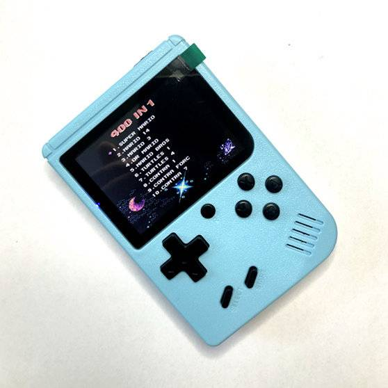 Retro herní konzole, ultra HD obrazovka, profesionální herní čip, 400 v jednom retro maskovací macaron 500 herních dvojnásobků Tetris_voghion.com