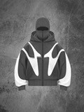 ins Trendy Brand Sweatshirt Fleece Double Hat Design Hooded Sweatshirt Autumn And Winter New Loose Y2K Sweatshirt For Men_voghion.com