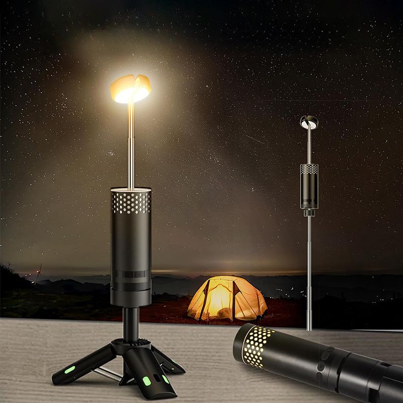 Luce da campeggio per riparazioni auto con supporto telescopico super luminoso multifunzione per esterni transfrontalieri 2025_voghion.com